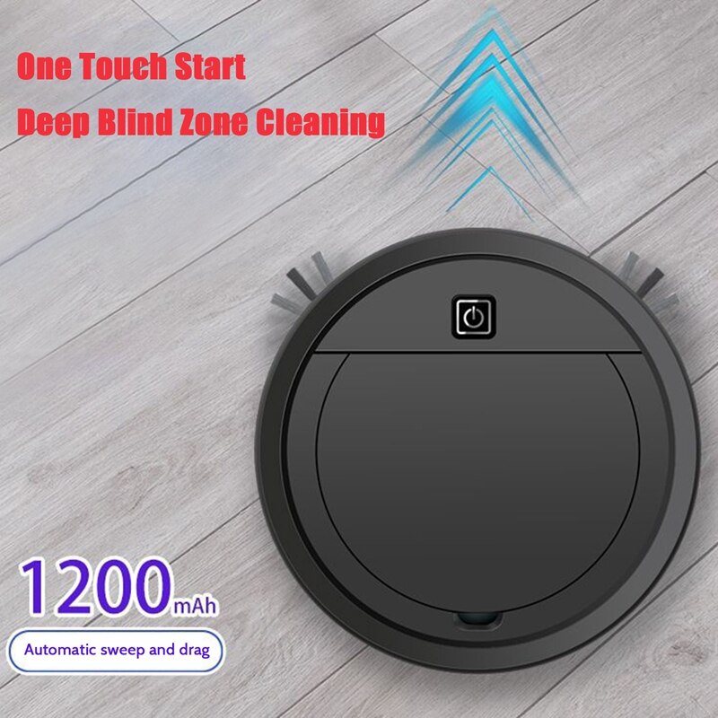 Smart Robot Vacuum Cleaner 2-In-1 Robotic Vacuum and Mop Combo Super-Thin Quiet for Pet Hair Hard Floor Low Pile Carpet
