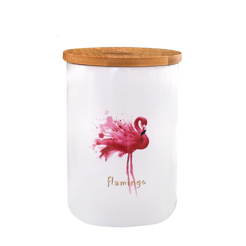 Conteneur de manger avec couvercle | Pot de stockage en céramique scellé pour épices réservoir bouteille de stockage de 480ML café thé Caddy bouteille de rangement de cuisine