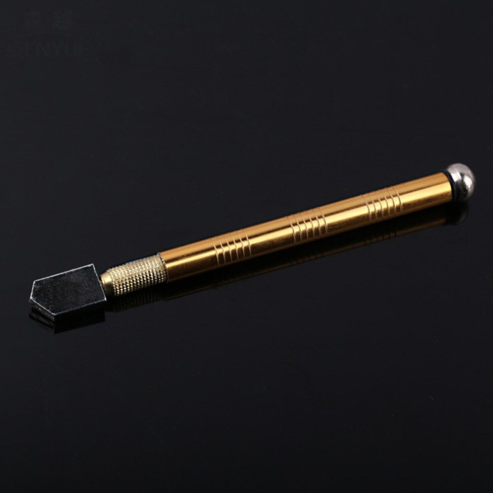 Glassnijder Toolprofessional Metalen Handvat Staal Rhinestone Zelfsmerende Olie Feed Getipt Glassnijder Cutting Craft Beglazing