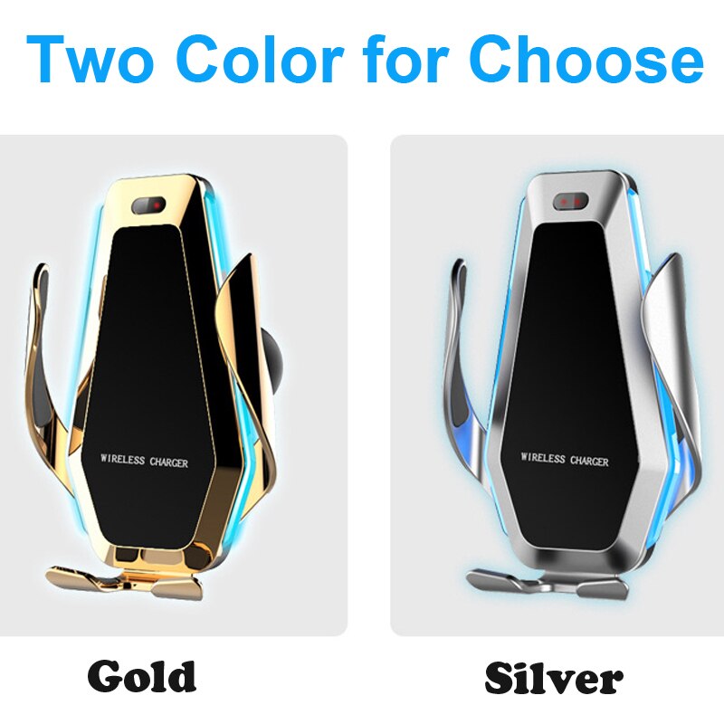 10W Fast Qi Wireless Charger Car Charger Holder for iPhone X 8 XS max 11 pro Infrared Sensor Car Mount for Samsung S10 Xiaomi 9