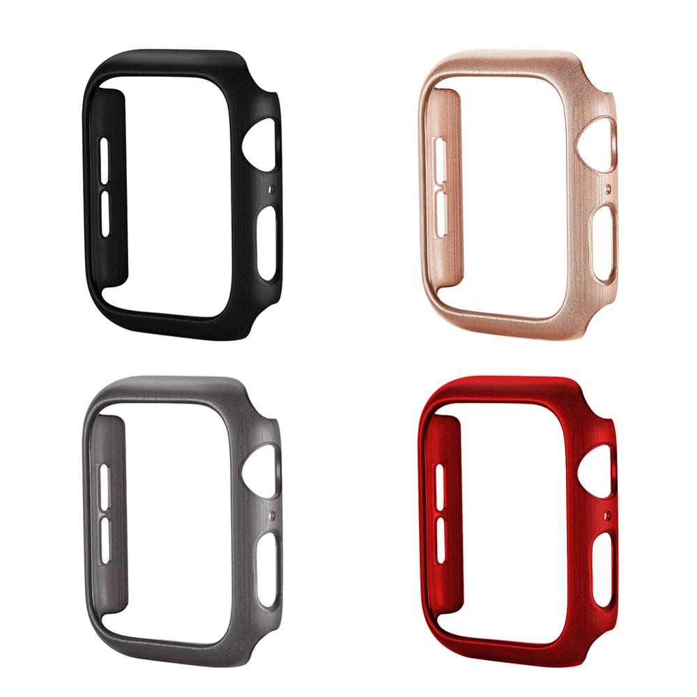 Ur cover cover til apple watch 5/4/3/2/1 40mm 44mm scratch pc matels covers til iwatch series 3 2 42mm 38mm tilbehør