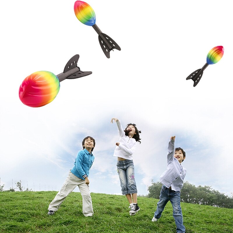 draussen freundlicher Werfen Raketen Squishy Rakete Hand Werfen Spielzeug Rakete PU Schaum Rakete Raketen Spielzeug Spiele für freundlicher
