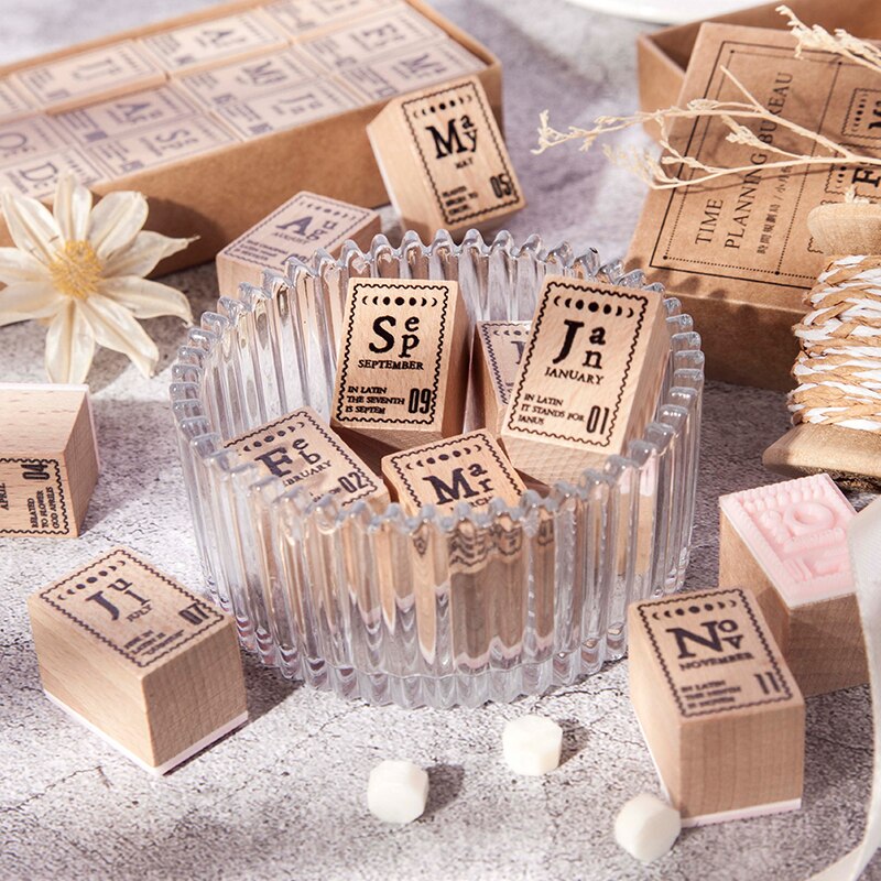 1pakcs/LOT time Planning Bureau series stamp DIY wooden rubber stamps stationery scrapbooking standard stamp