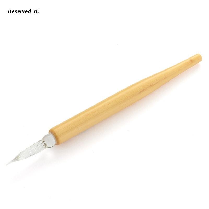 Tre kalligrafi dip penn engelsk kalligrafi penneskrift skrå dip pennholder: Sp279666