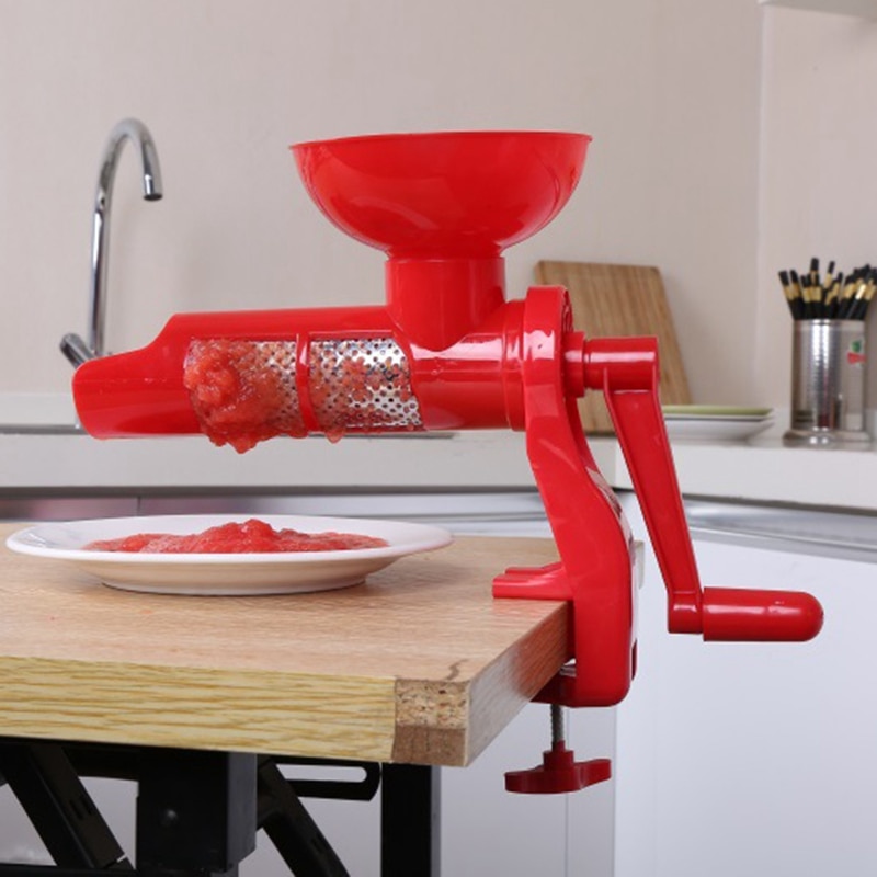 Exprimidor de salsa de tomate Manual de plástico para zumo de tomate multifuncional accesorios de cocina Gadgets Herramientas de frutas