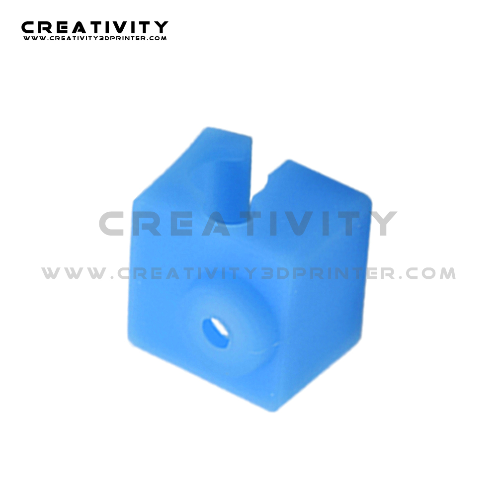 6 Stuks Printer Hotend Siliconen Sokken, Hoge Temperatuur Extruder Verwarmingsblok Siliconen Hoes Voor A1a1