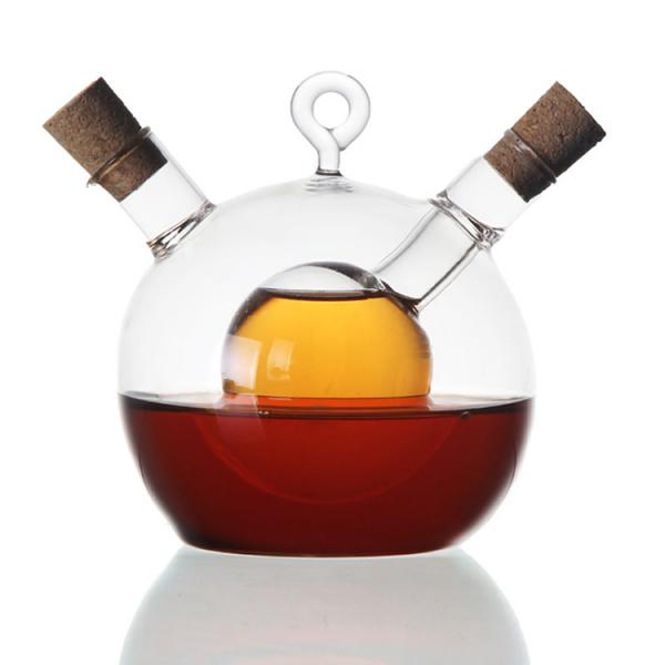 Olive Oil Vinegar Glass Cruet Dispenser Funnel Glassware Bottle Pourer 2 Type