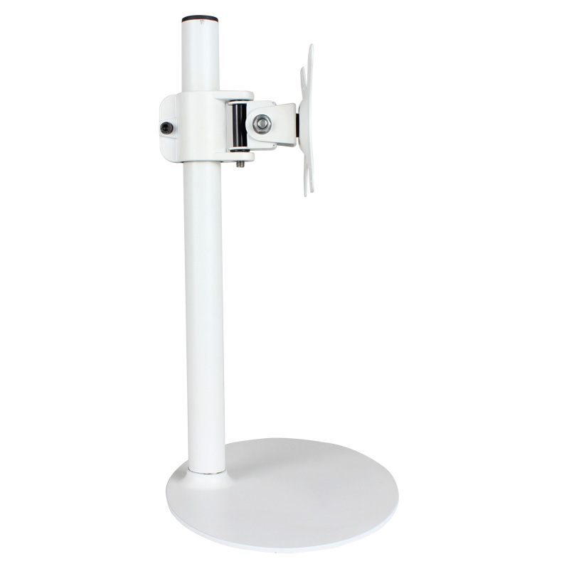 DZ28 14"-32" Height Adjustable Load 8.5kg Metal Base Tilt Monitor Desktop Arm Stand Single Screen Rotation PC Articulated Holder