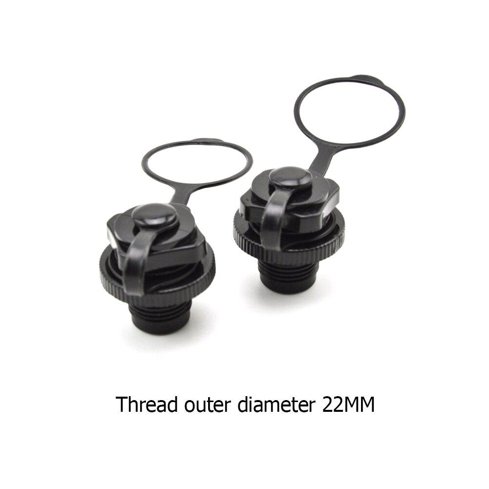 Duurzaam Plastic Veiligheid Air Ventiel Mondstuk Opblaasbare Boot One-Way Vervangende Klep Voor Rubber Kajak Roeiboot Accessoires