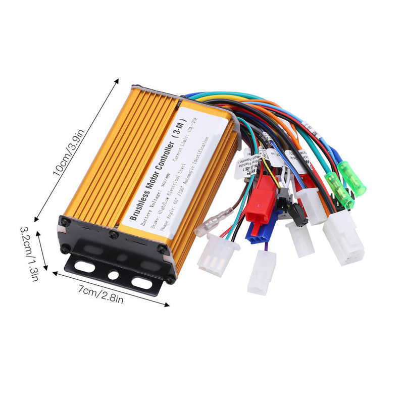 3 Mode Electric Scooter Speed Controller 3 Mode Electric Brushless Controller for Electric Bicycles