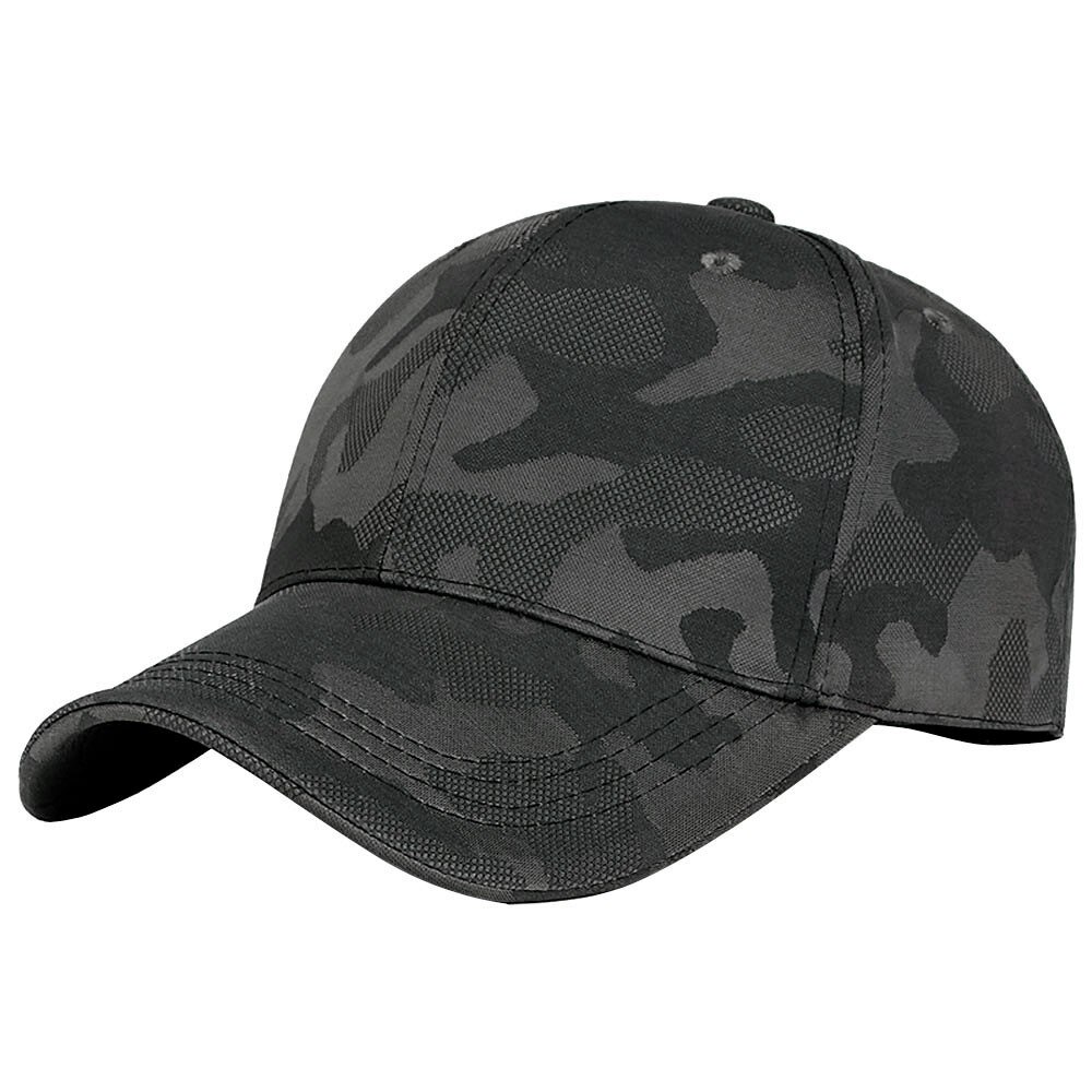 Baseball hat mænd kvinder camouflage plade sport cap til udendørs hip-hop justerbar cap rand skyggen snapback sol hat 10.30