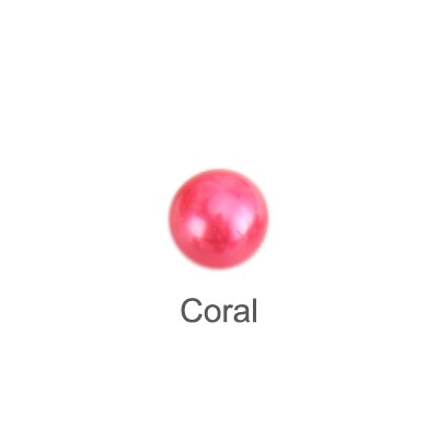 CLUCI 6-8mm Akoya Branello Della Perla per Le Donne Monili Che Fanno Coltivate Branelli Della Perla Delle Donne 16 di Colore Rotonda Akoya sciolto Perla SZ005SB: Coral