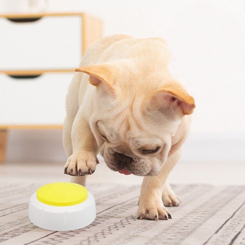 Talk Knop Praten Knop Trainer Vocal Dialoog Speelgoed Hond Training Accessoires