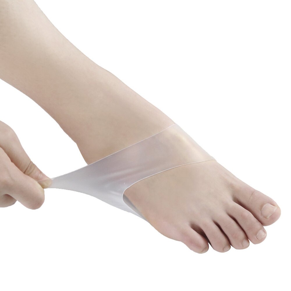 1 Pair Arch Support Silicone Sleeves Wrap for Plantar Fasciitis Flat Feet Pain Relief Foot Support
