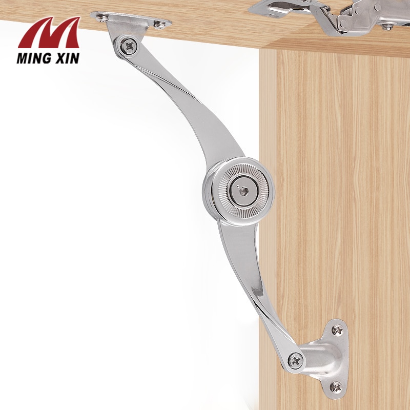 SSMX Hydraulic random stop hinged kitchen cabinet door strength adjustable hinged furniture door lift stay support hardware
