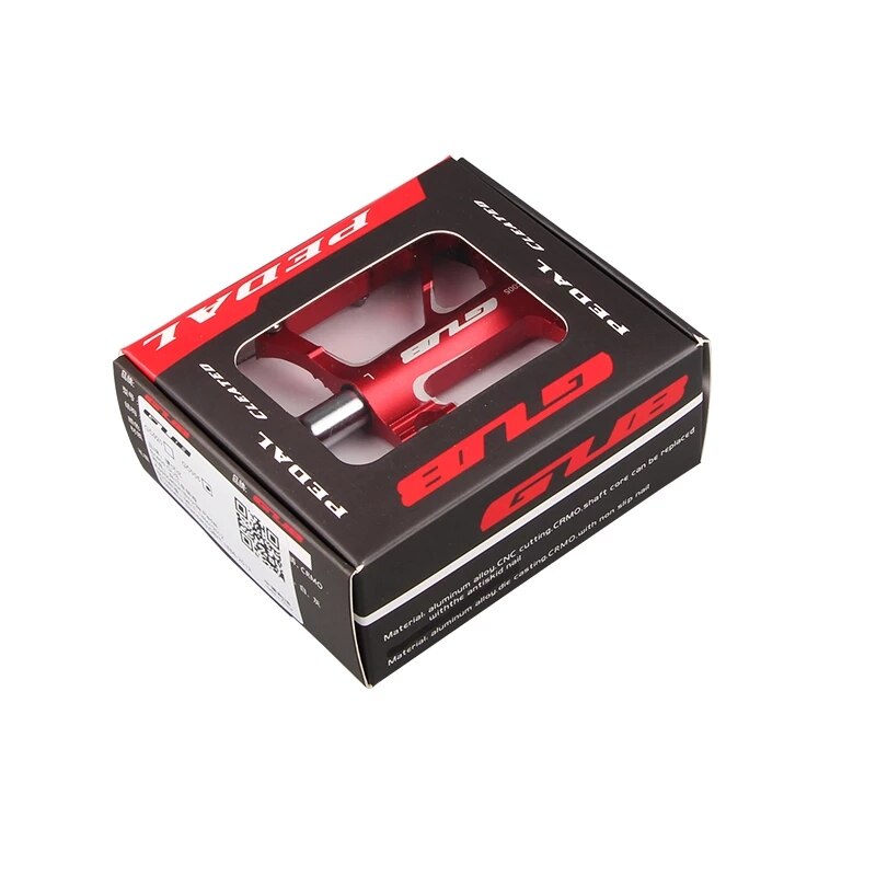 GUB GC005 pedał rowerowy aluminiowe płaskie platformy pedały oś chromowana MTB szosowe pedały BMX łożyska rowerowe ultraleros pedały