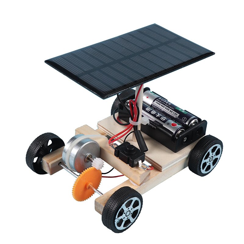 Diy Gemonteerd Energie Zonne-energie Speelgoed Auto Robot Kit Set Mini Science Experiment Solar Auto Speelgoed Voor Educatieve Vroege Onderwijs