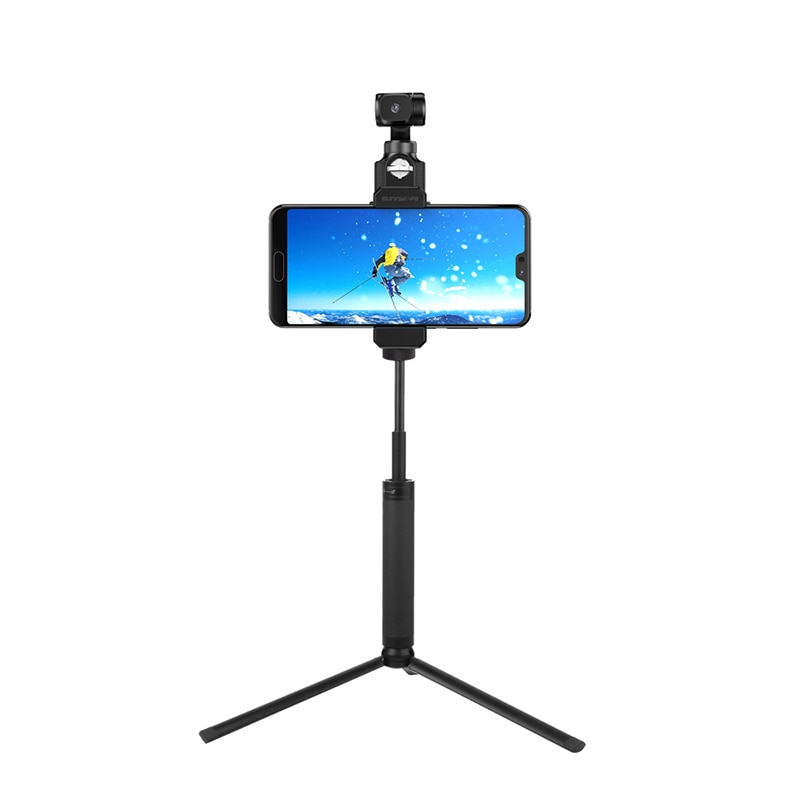 3 i 1 metal stativ selfie stick monopod mount lommekamera gimbal + adapterklip til fimi palm kamera tilbehør