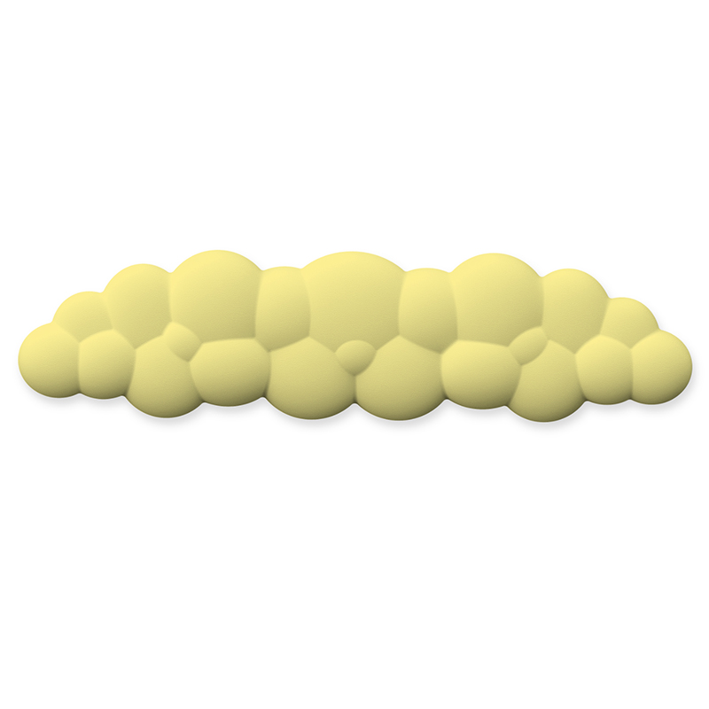 Tastatur-Cloud-Handgelenkauflage mit Memory-Schaum-Handgelenkstütze/Kissen aus weichem Leder zum einfachen Tippen und zur Schmerzlinderung im Büro