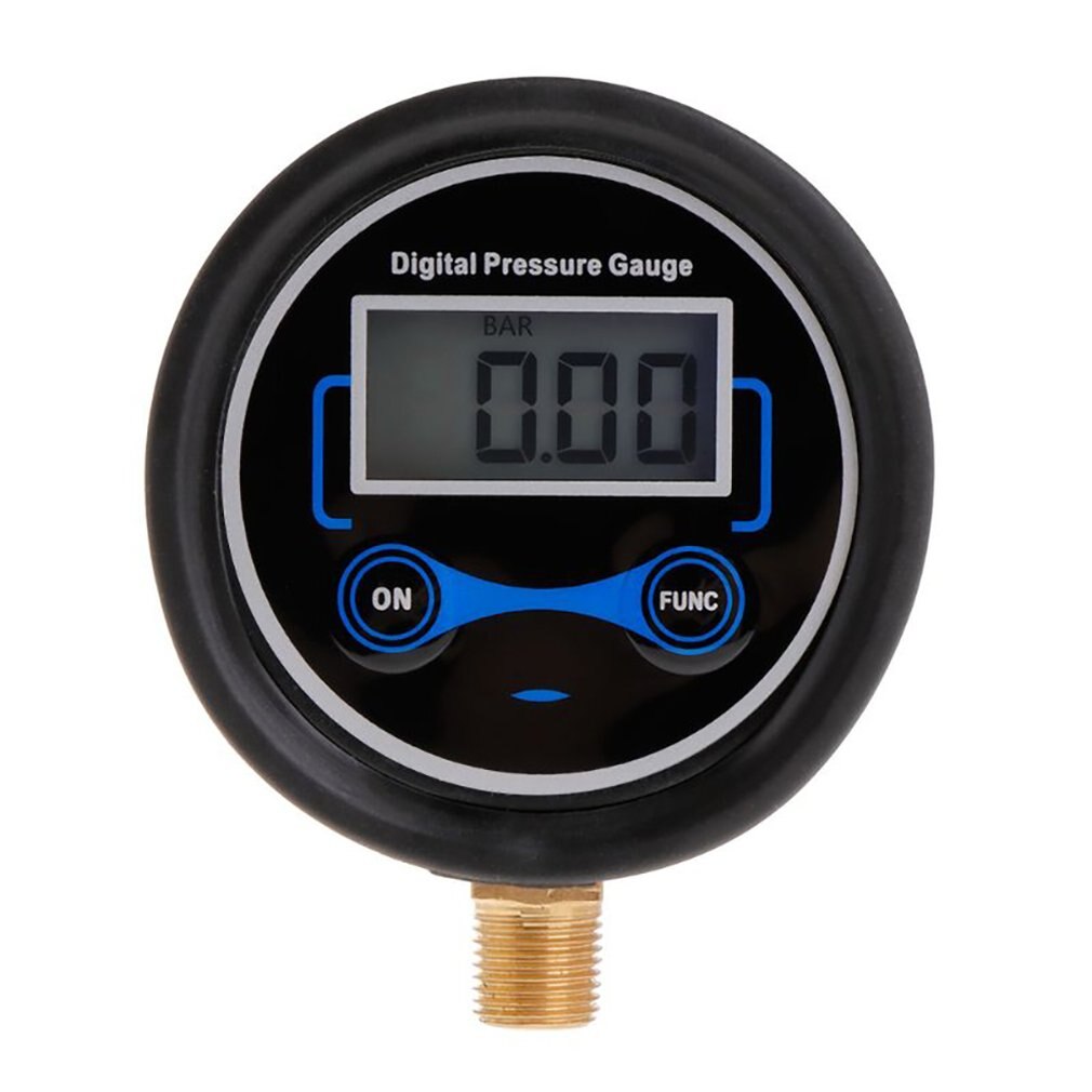 1/8NPT Digital Display Head Barometric Pressure Meter Tire Pressure Digital Pressure Gauge Pure Copper Joint