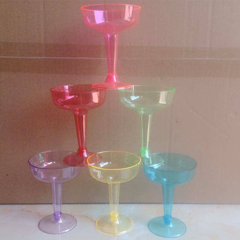 Plast restaurant tumbler øl vin drikke kopper cocktail whisky pause resistente drikkeglass gjennomsiktighet kafé bar 6 stk