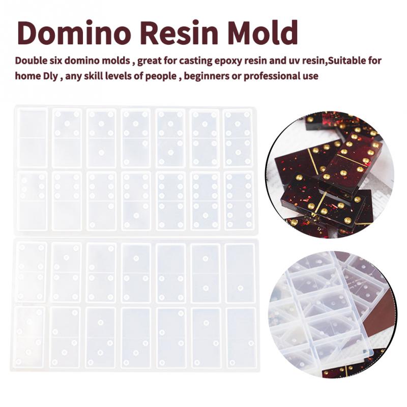 Brætspil domino harpiks forme kompakt hurtig demoulding praktisk diy håndværk hjem