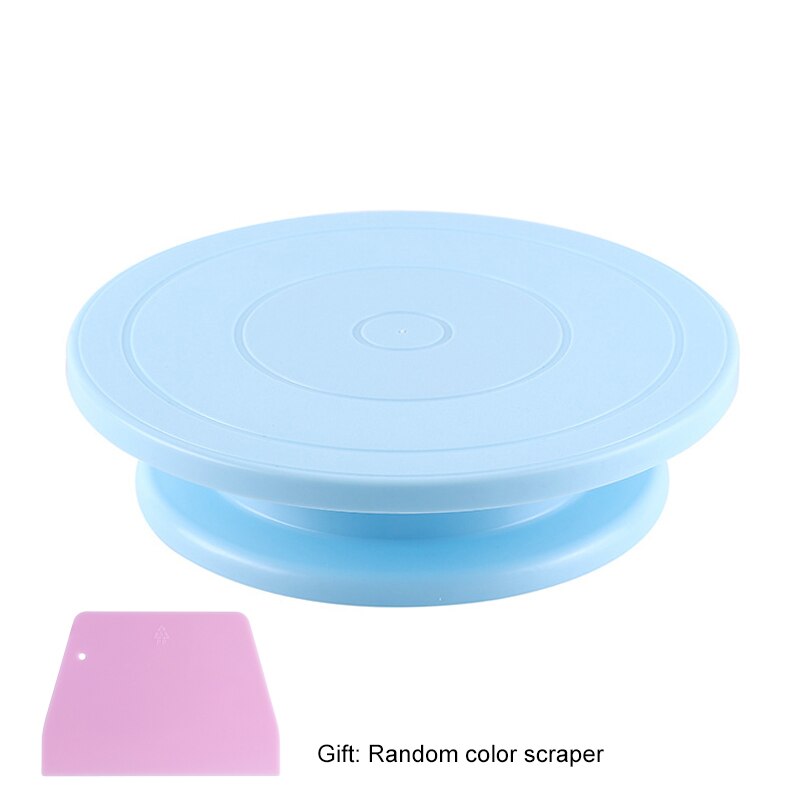 10 Inch Cake Turntable Anti-skid Round Cake Stand Rotary Table Kitchen Tools Accessories Cake Decorating Baking Tools cozinha: Pink