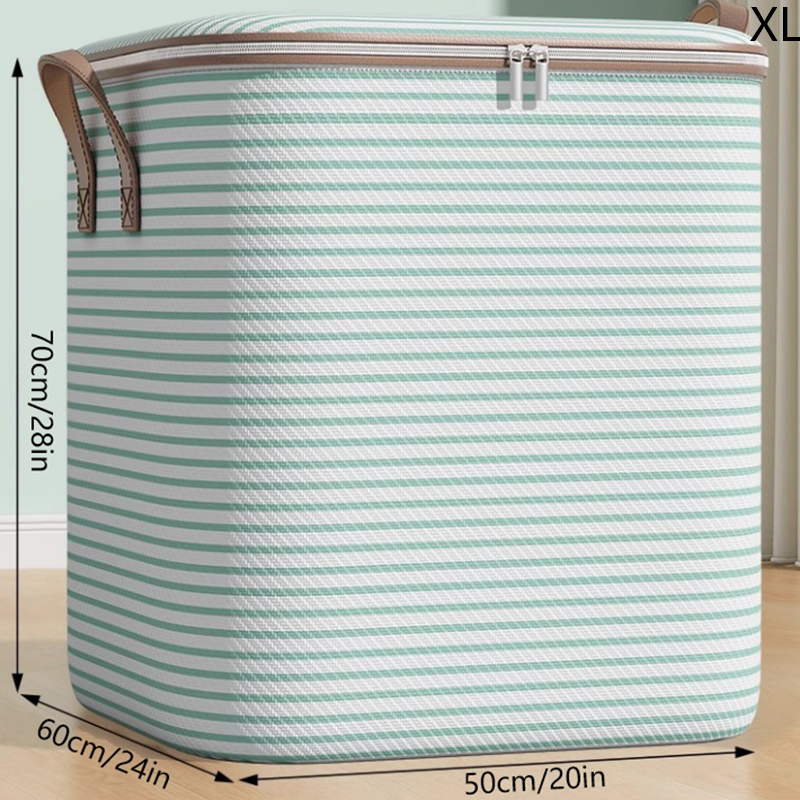 Bolsa de almacenamiento de gran capacidad para el hogar, organizador de armario de Material no tejido, se puede utilizar para colcha, ropa, juguetes, 1 ud.: XL / Negro