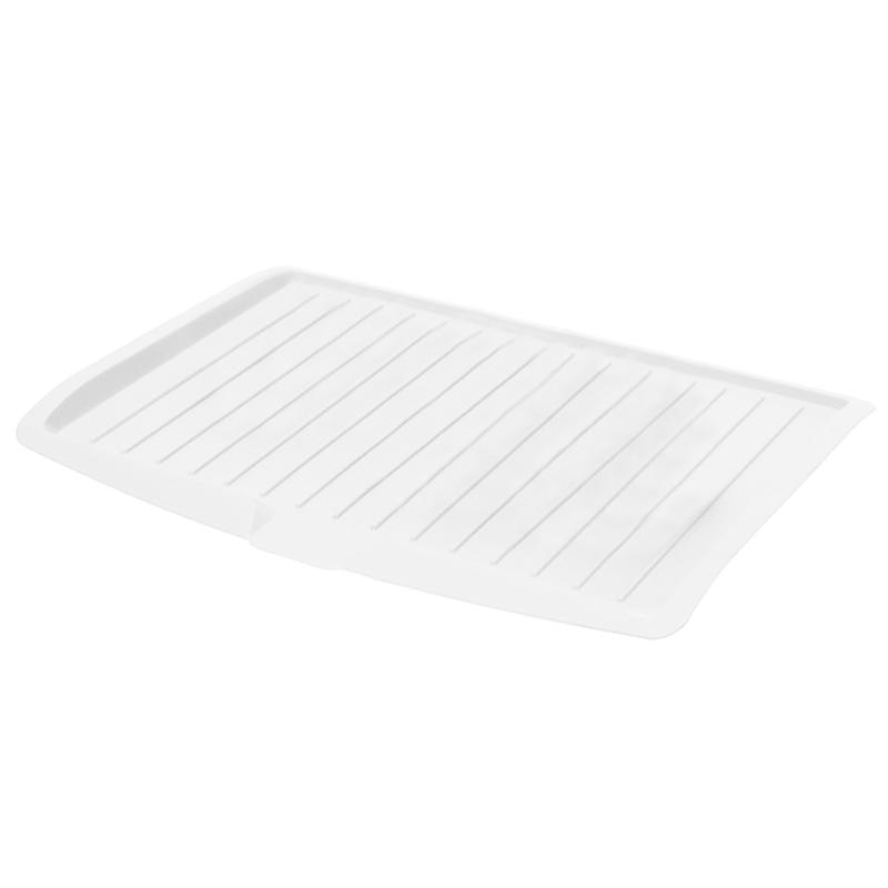 Plastic Dish Drainer Drip Tray Plate Cutlery Holder Kitchen Sink Rack for household: 2