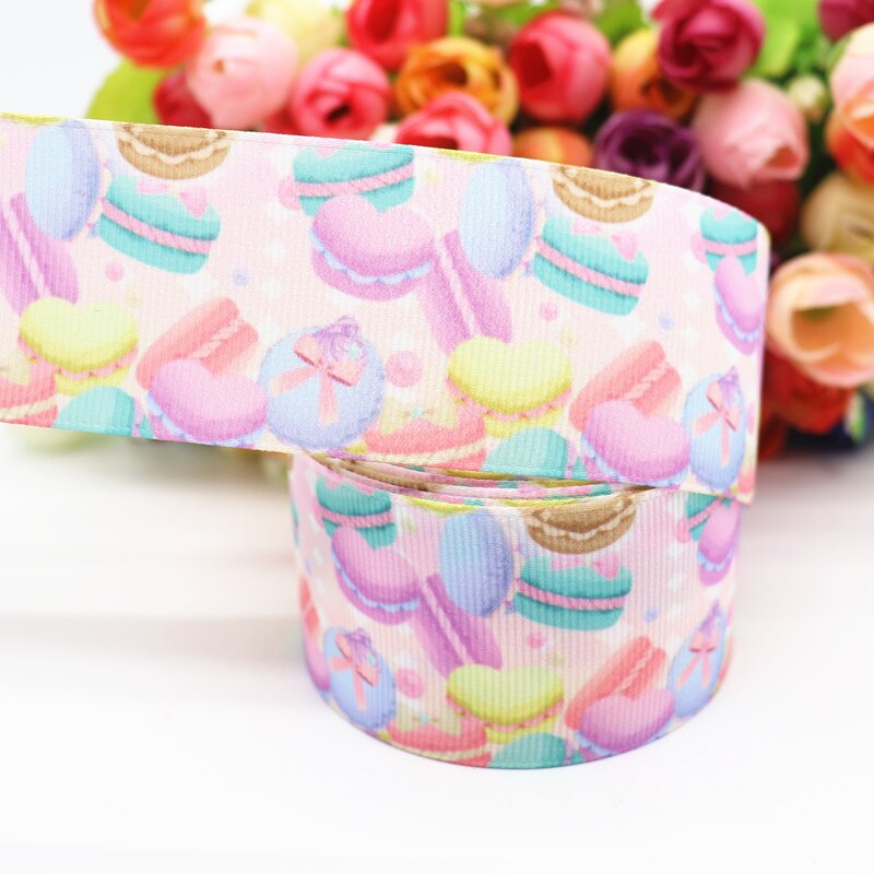 10 Yards 1.5 ''(38Mm) Cake, regenboog Gedrukt Grosgrain Linten Voor Haar Strikken Diy Handgemaakte Materialen Y19082302: 6