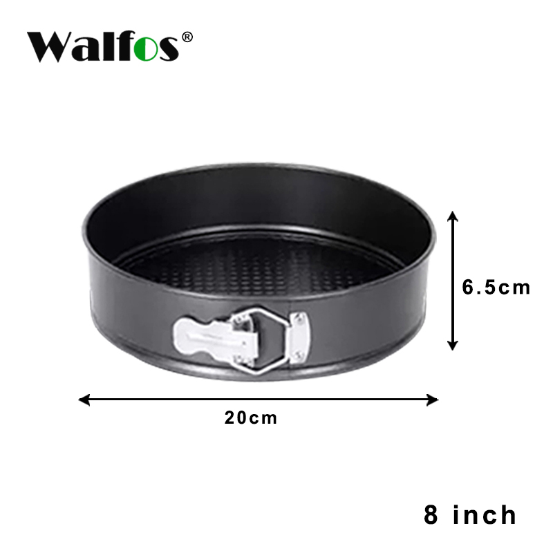 WALFOS Non-stick Cheesecake Pan Springform Pan with Removable Bottom/Leakproof Cake Pan Kitchen Accessories: WALFOS 8 inch