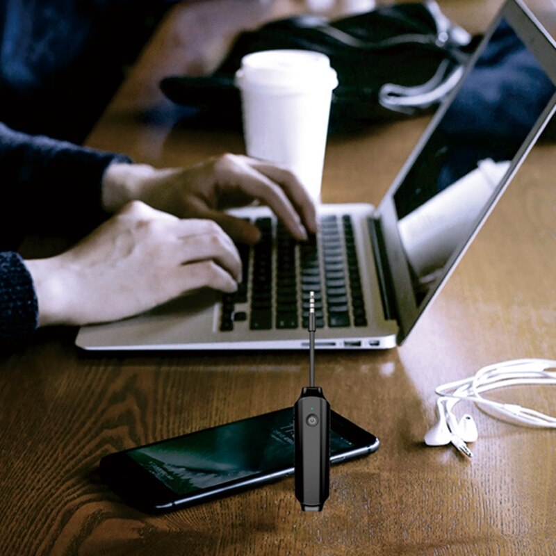 Bluetooth 5.0 Transmitter Receiver 2-In-1 Wireless Bluetooth Adapter 3.5 mm Bluetooth Audio Adapter