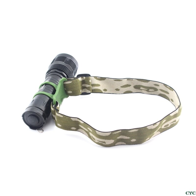 2 Pcs Headband Elastic Hands Free Headlamp Strap For 22-30mm Torch Flashlight