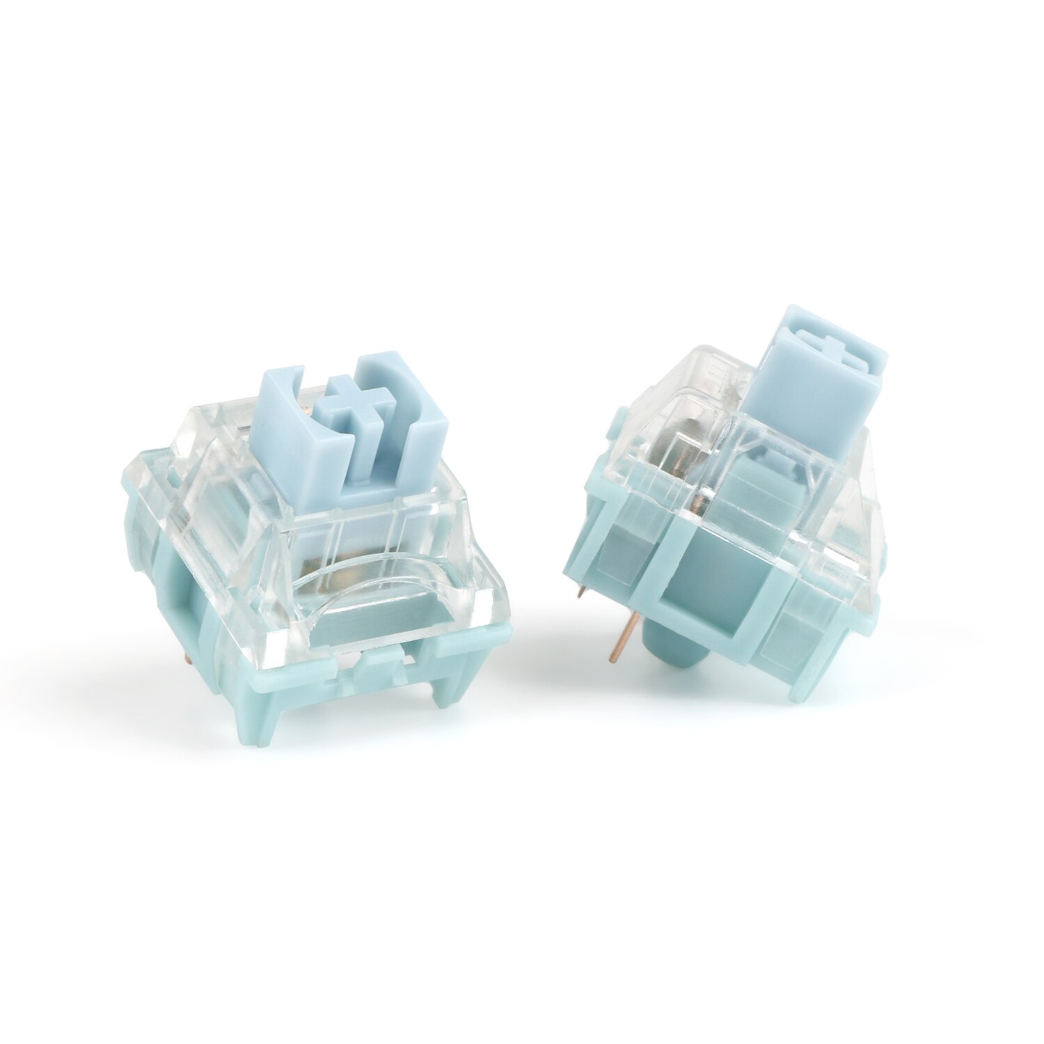 Interrupteurs Mécaniques TTC Bluish White V2 - 90 Pièces, Tactiles Silencieux Pré-lubrifiés - Pour Clavier Mécanique (compatible MX)
