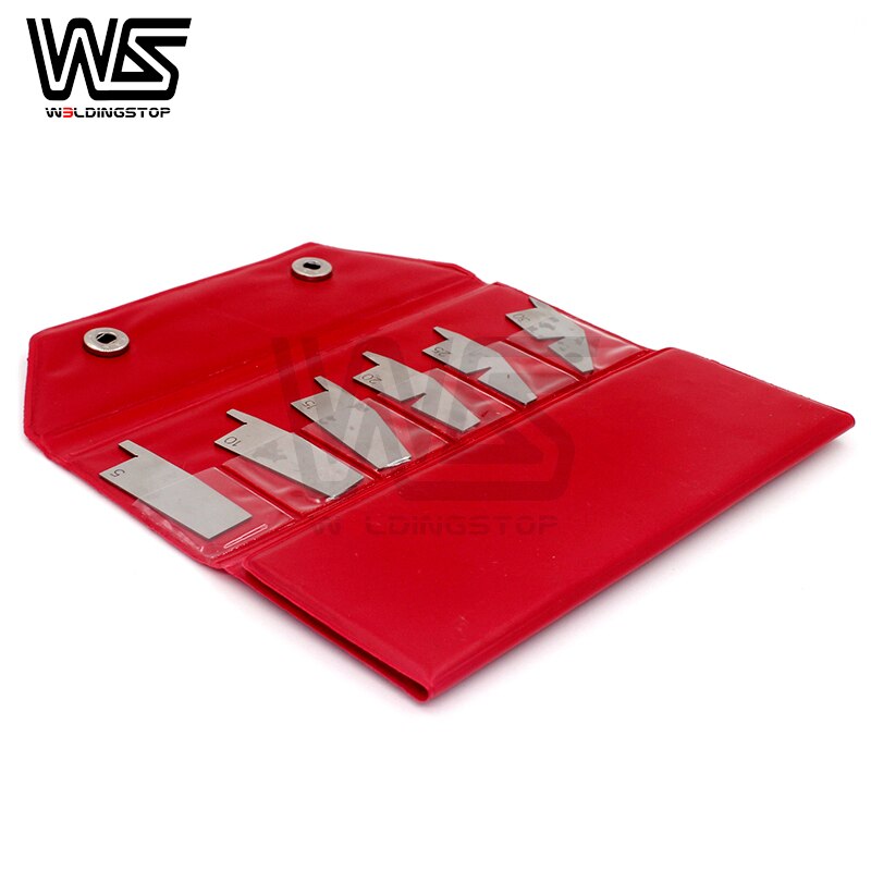 W.S. Stainless Steel Angle Gage 18pcs Set Inspection Gauge Machinist Tool