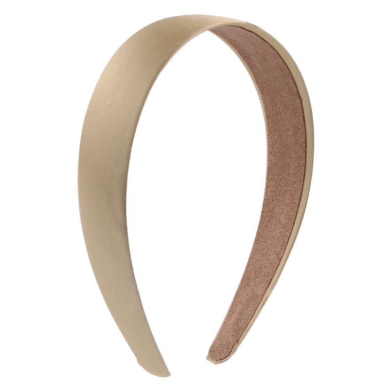 1 Pc Popular Lady Solid Satin Hair Band Plain Alice Headbands For Girls 1Inch Width Ribbon Headband Sales DIY Hair Accessori