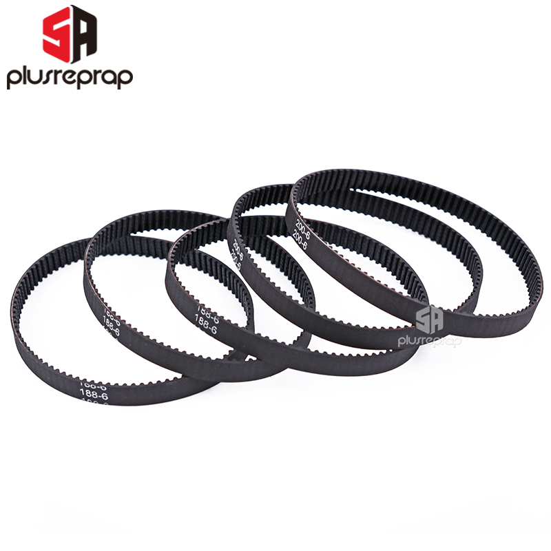 Pasek rozrządu GT2 z zamkniętą pętlą gumowy 160mm 188mm 200mm 610mm 850mm pasek rozrządu części drukarki 3D