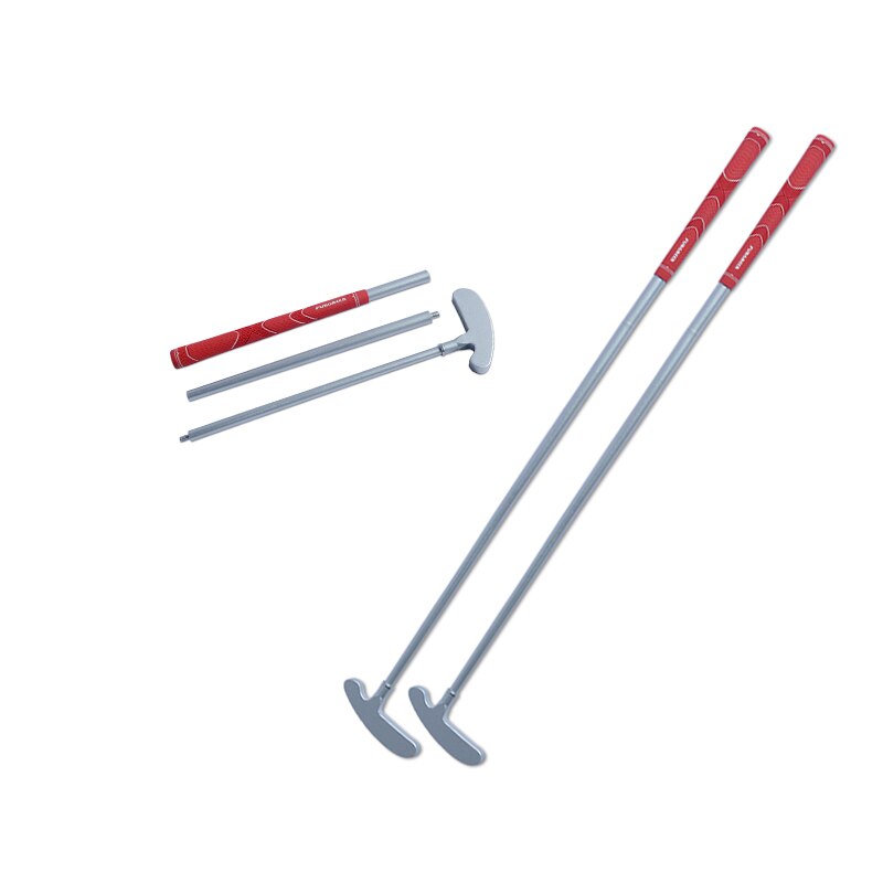 Golf 2PCS/Pack Two-Way Putter Club for Right or Left Handed Golfers Foldable Alloy Rod Head Kids Adults Golf Putter - 34" Length