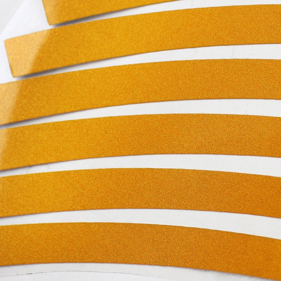 Wheel Stripes Decals for Motorcycle Wheels Accessory Sticker Kits Fluorescent Motorcycle Rim Tape Stickers