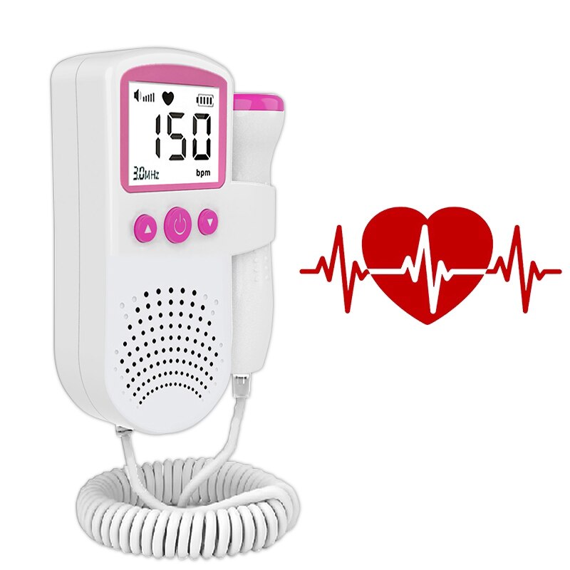 Ultrasound Doppler Fetal Heart Rate Monitor Home Fetal Heart Rate Monitor Stethoscope Fetal Heart Rate Monitor 3.0hz