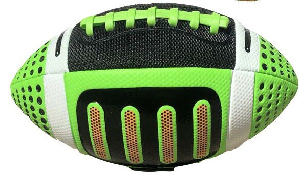 American Rugby Ball American Ball Children Sports Match Standard Training US Rugby Street Football Size 3 Rugby Ball: green
