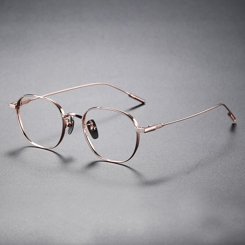 John Lennon-gafas cuadradas hechas a mano para hombre y mujer, marco de titanio puro, graduadas, Vintage, para miopía óptica, nuevas