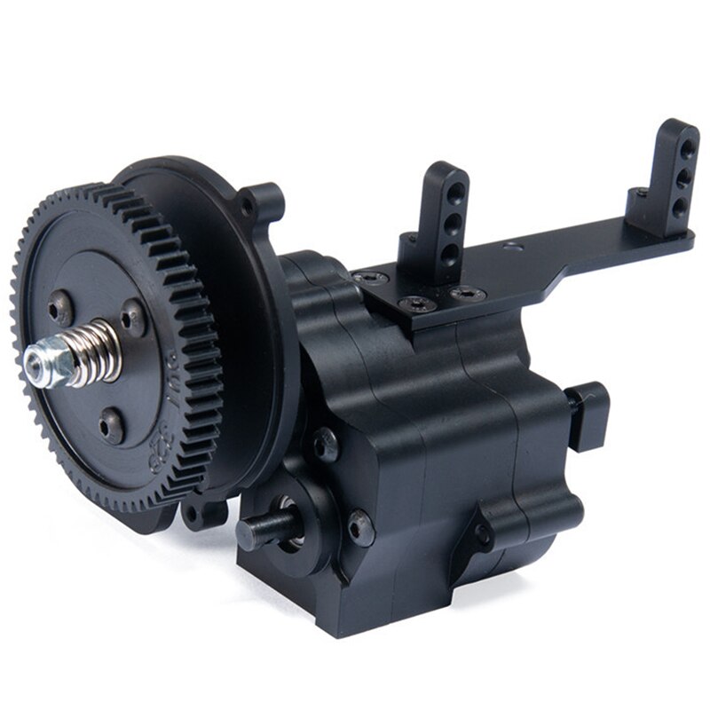 Metal CNC Chassis / Gear Box Transfer Case Center Gearbox Transmission Case 2 Speed for 1/10 Axial SCX10 Wraith 90018 RC Crawler: Default Title