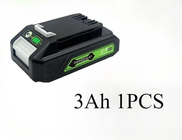 För greenworks 24v 6.0ah litiumbatteri greenworks batteri för greenworks 24v 48v verktyg  mo24 b 410 mo48 l 4211 ht24 b 210 21342: Grå