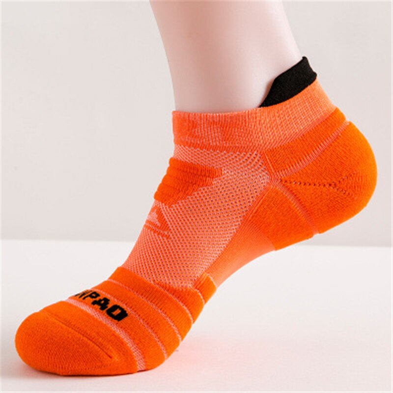 Calcetines Evobak para hombre y mujer hasta la rodilla con letras suaves transpirables para ciclismo, existencias para Fitness, baloncesto, fútbol, calcetines para gimnasio, tamaño libre: Orange