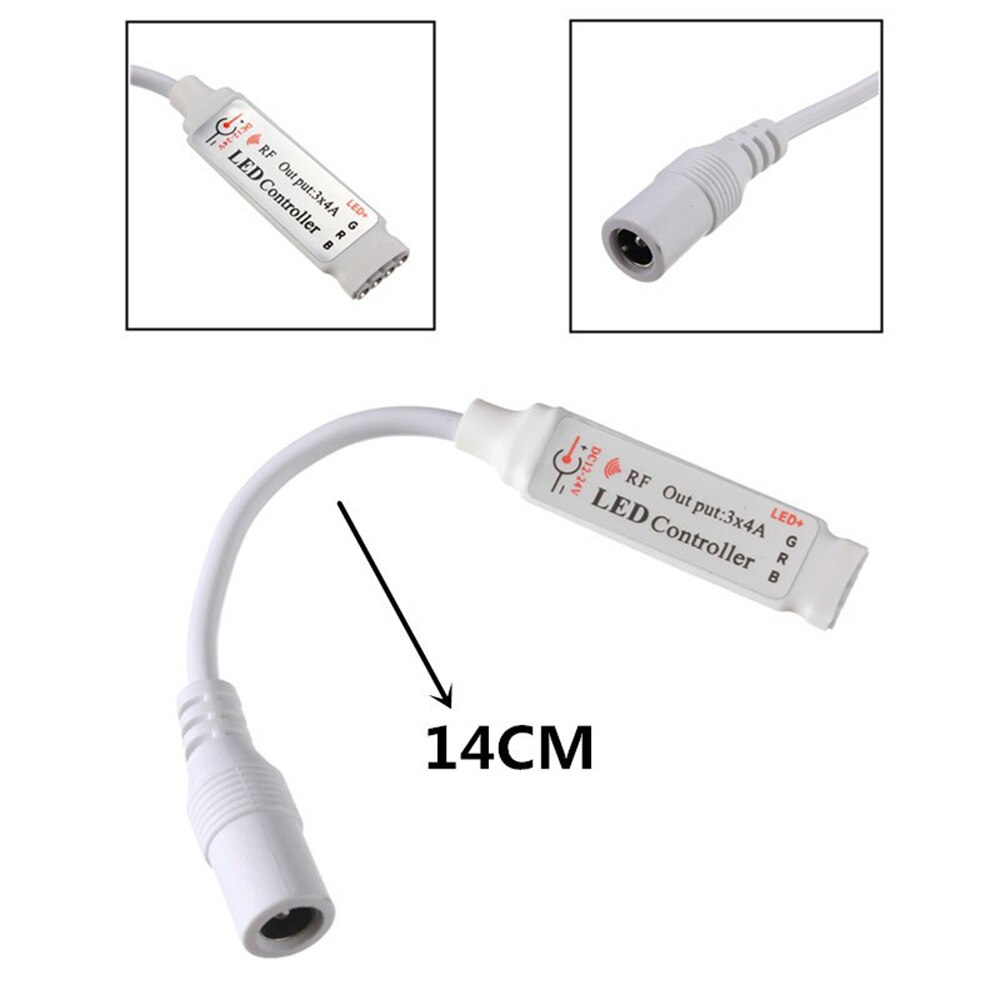 DIY Led Controller 19 Keys LED RF RGB Controler LED Lights Controller RF Remote Dimmer DC12V 24V 6A For 2835 5050 RGB LED Strip