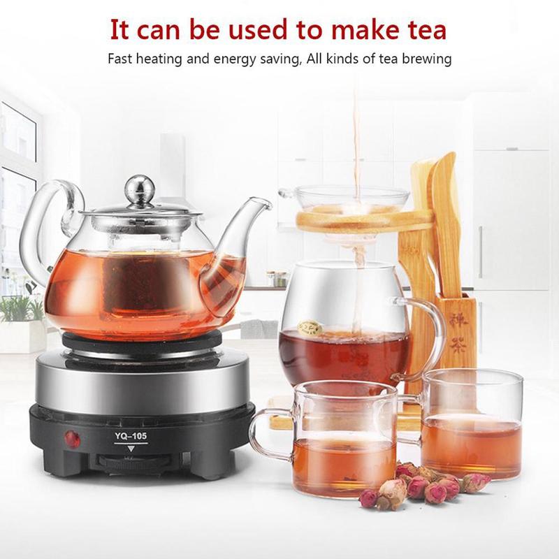 500W Mini Electric Heater Stove Cooker Plate Milk Furnace Plug Coffee Kitchen Kitchenware EU Appliance Water Heating K4Q5