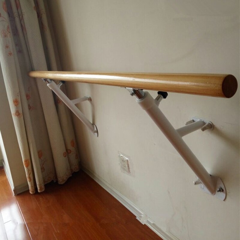 Barre de Ballet murale en bois de 1M, Barre de danse extensible pour enfants, Barre horizontale réglable pour Fitness d&#39;intérieur pour enfants: Default Title