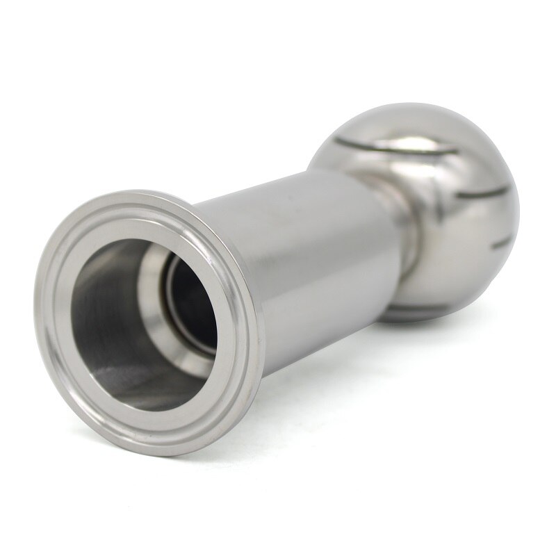 Bola de limpieza de Spray rotativa inoxidable SUS304, triple abrazadera de 1,5 pulgadas para tanque CIP, cerveza casera