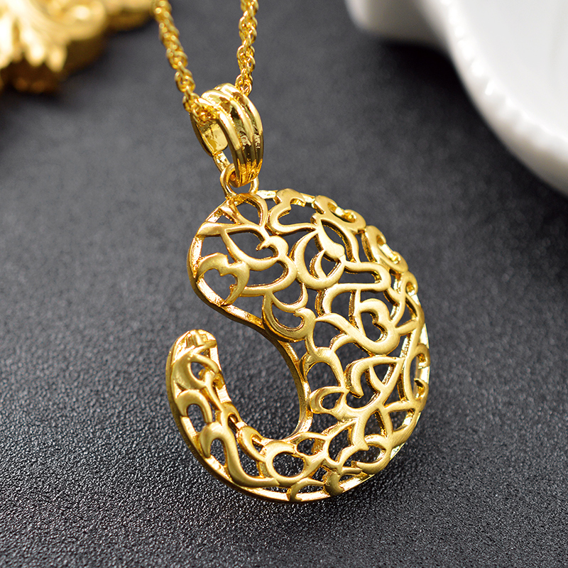 Sunny Jewelry Big Jewelry Sets For Women Earrings Necklace Pendant Heart Romantic Jewelry Set For Party Dubai Jewelry Findings